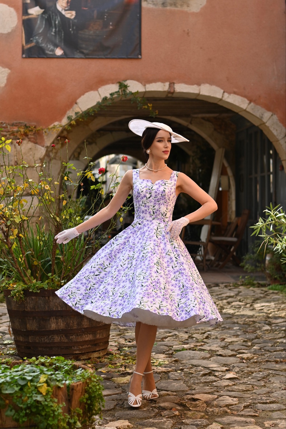 Lilac Meadow Swing Dress